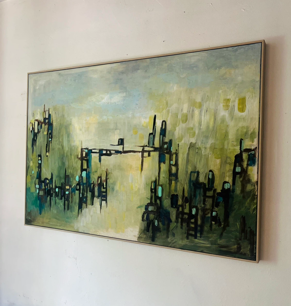 Original Abstract Framed Wall Art - photo 3