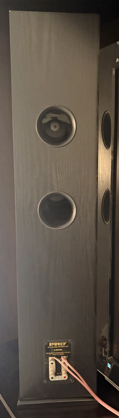 2 Energy Tower Speakers and Yamaha Receiver - photo 5
