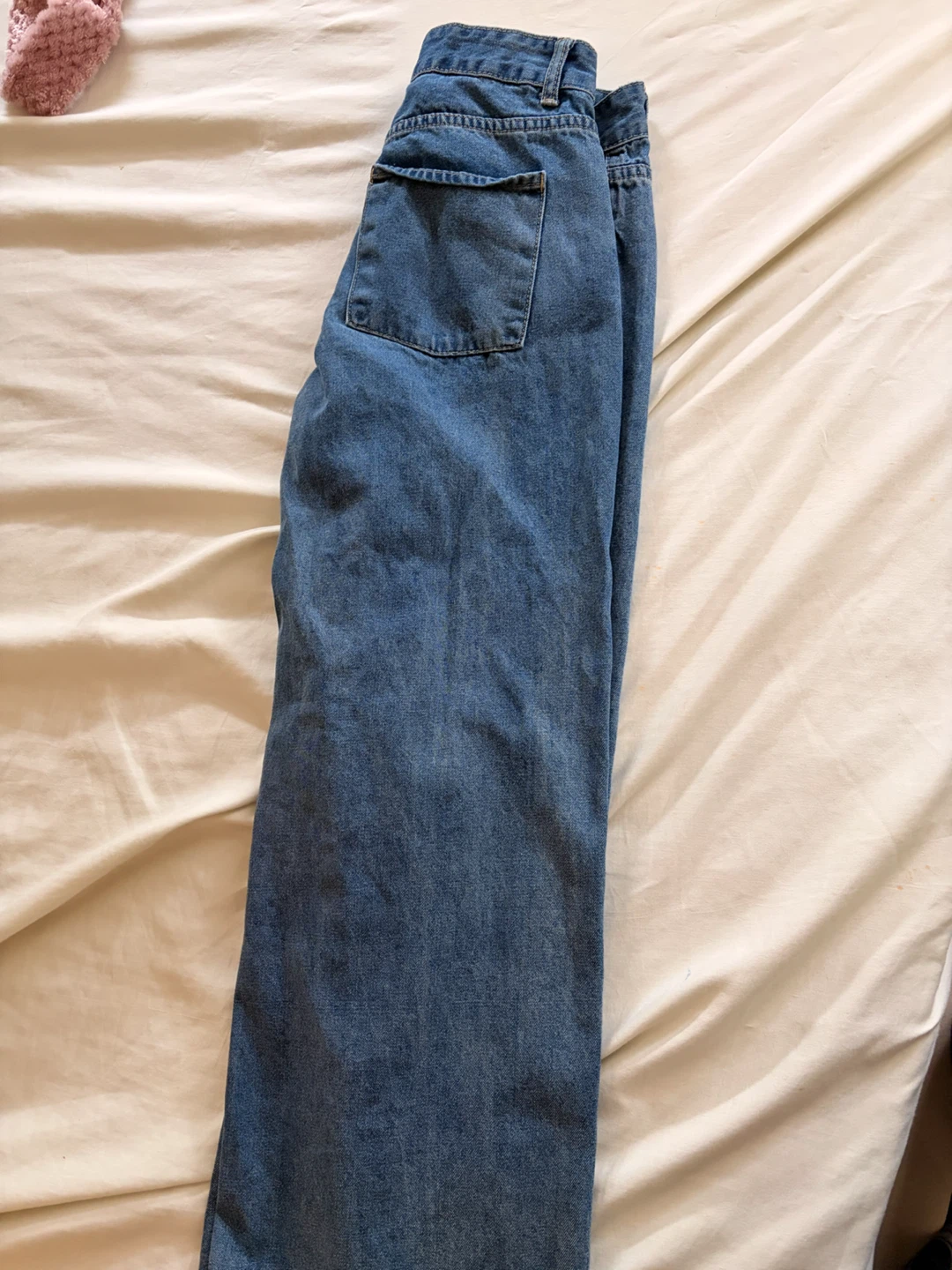 Blue Wide Leg Denim Jeans - photo 3
