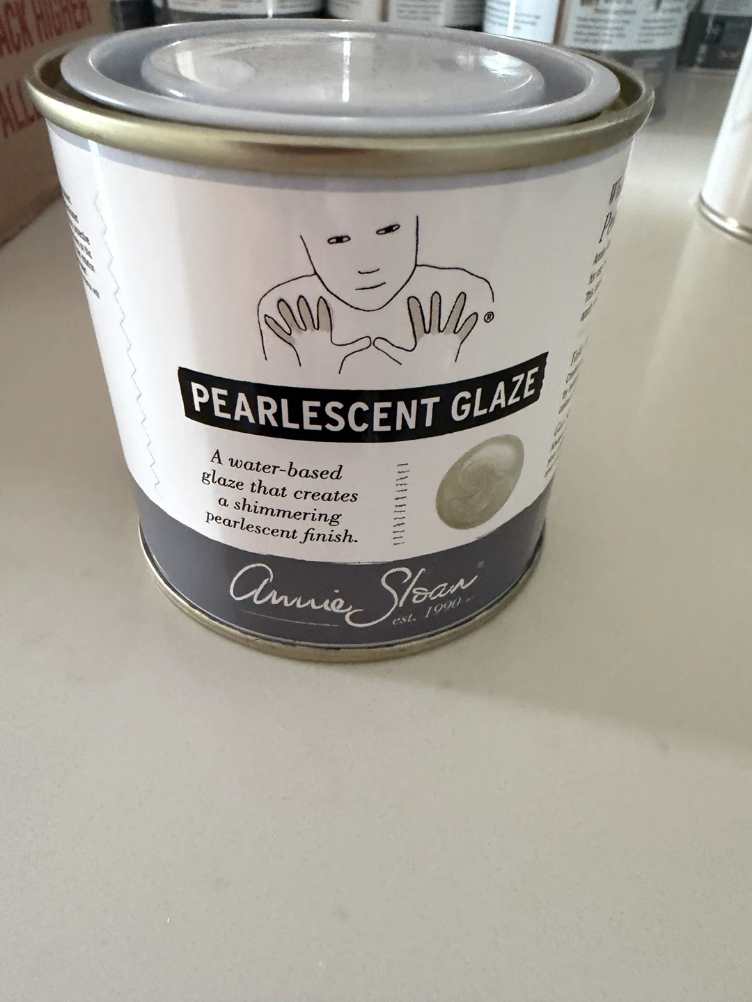 Annie Sloan Pearlescent Glaze 250ml – NEW – $15