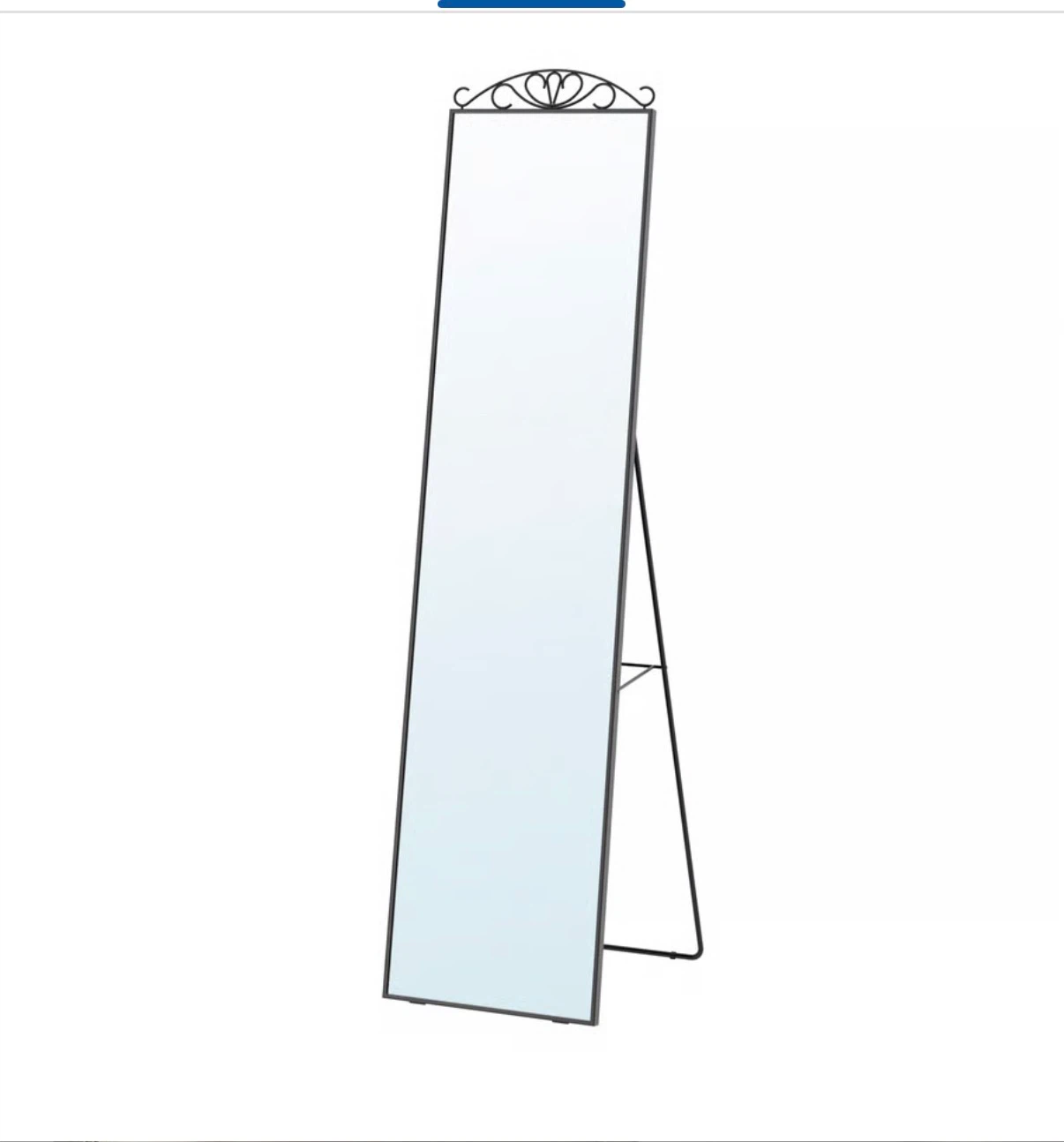 Ikea Karmsund Standing Mirror Black