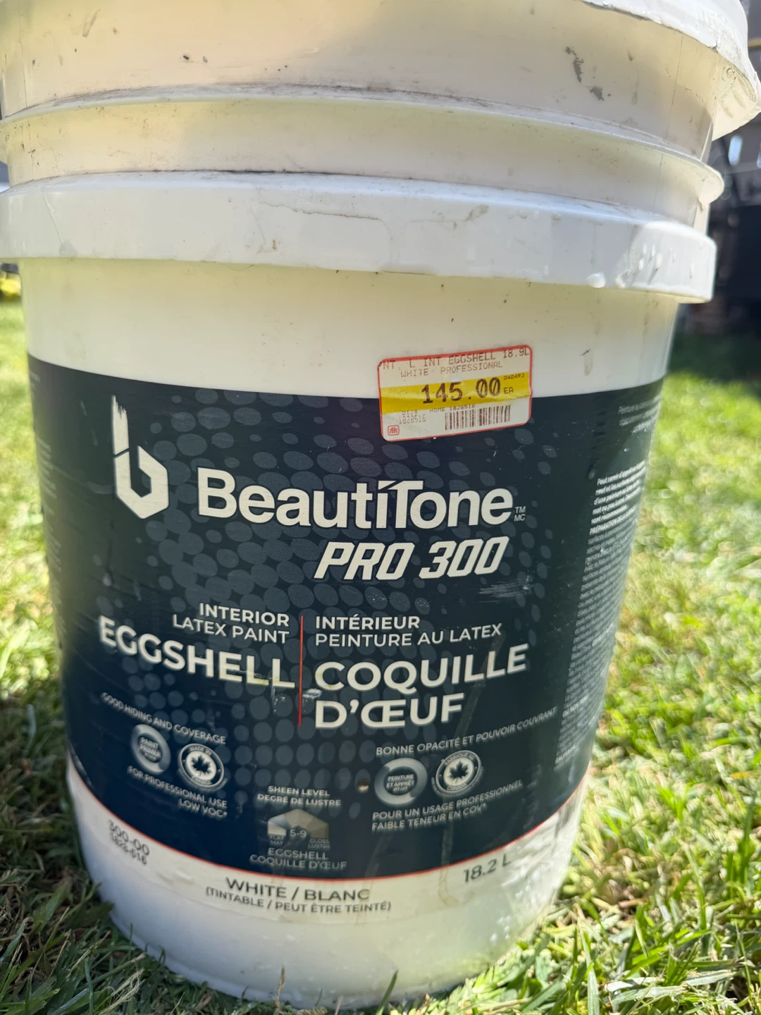 BeautiTone Pro 300 Interior Latex Paint - Eggshell White - photo 5