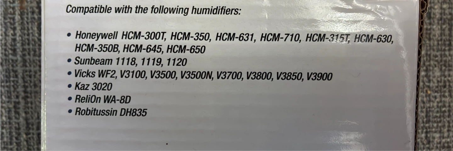 New Humidifier Wick Filter - 1 PC Pack - photo 2