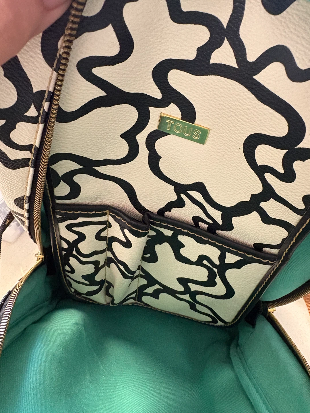 TOUS Kaos Printed Leather Crossbody Bag - photo 4