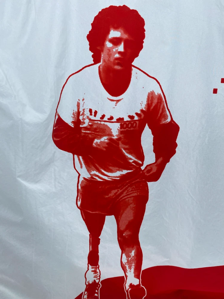 Original 80’S THE TERRY FOX RUN 55” X 33”