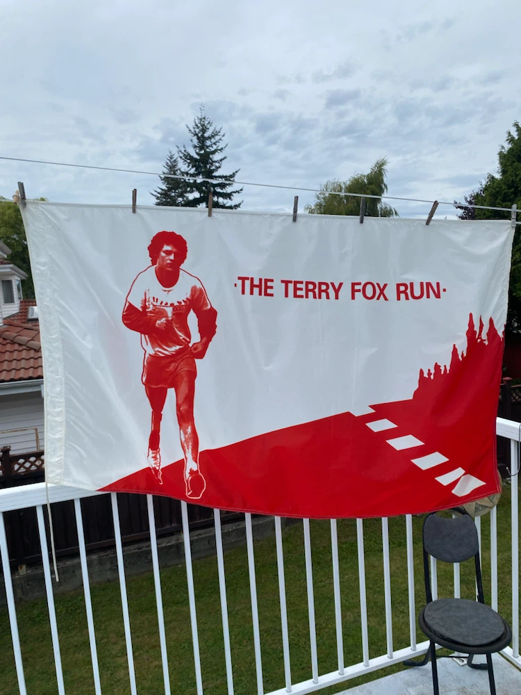 Original 80’S THE TERRY FOX RUN 55” X 33” - photo 2