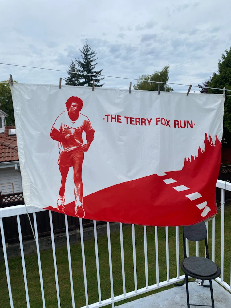 Original 80’S THE TERRY FOX RUN 55” X 33” - photo 3