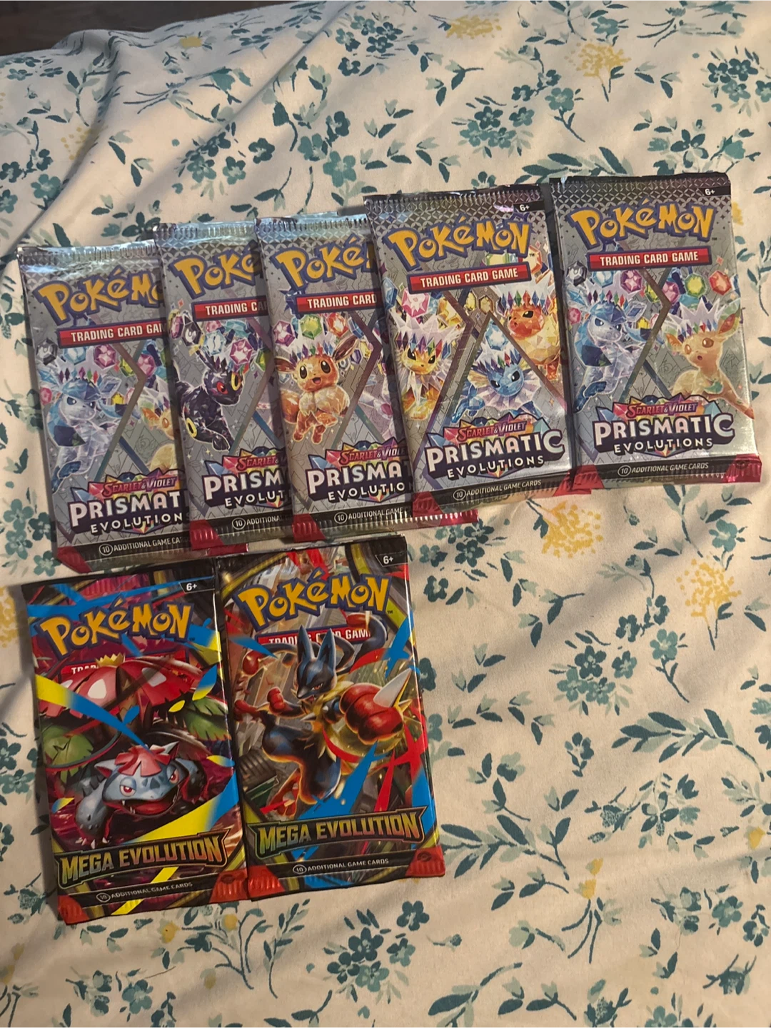 Pokemon Trading Card Game Booster Packs - 6 Total