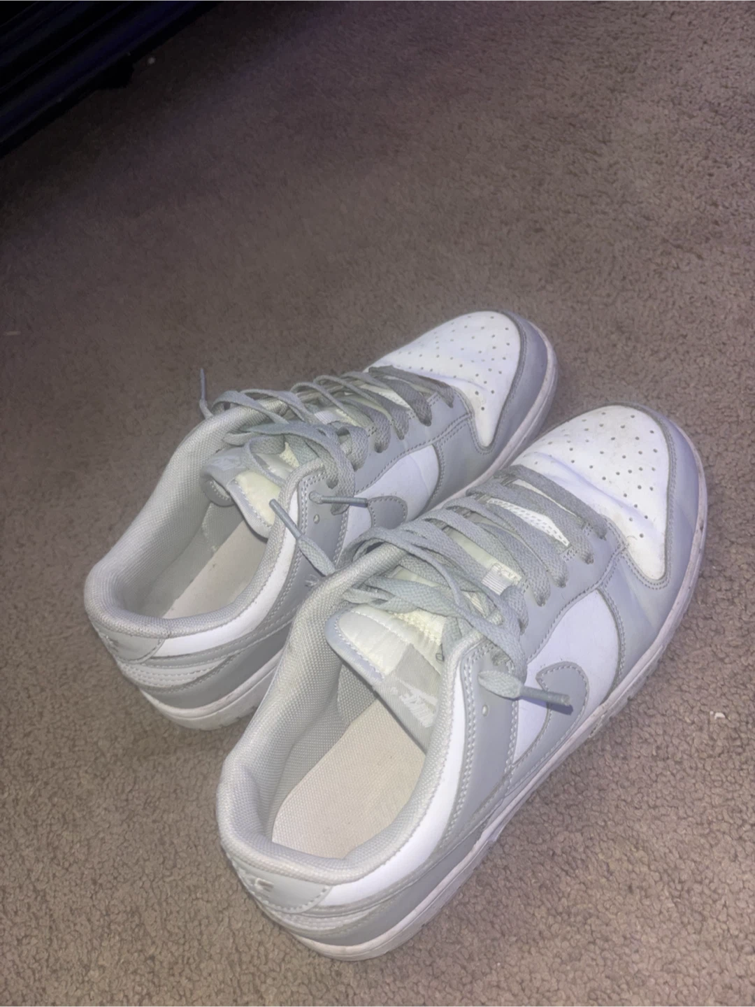 Nike Dunk Low White Grey Sneakers