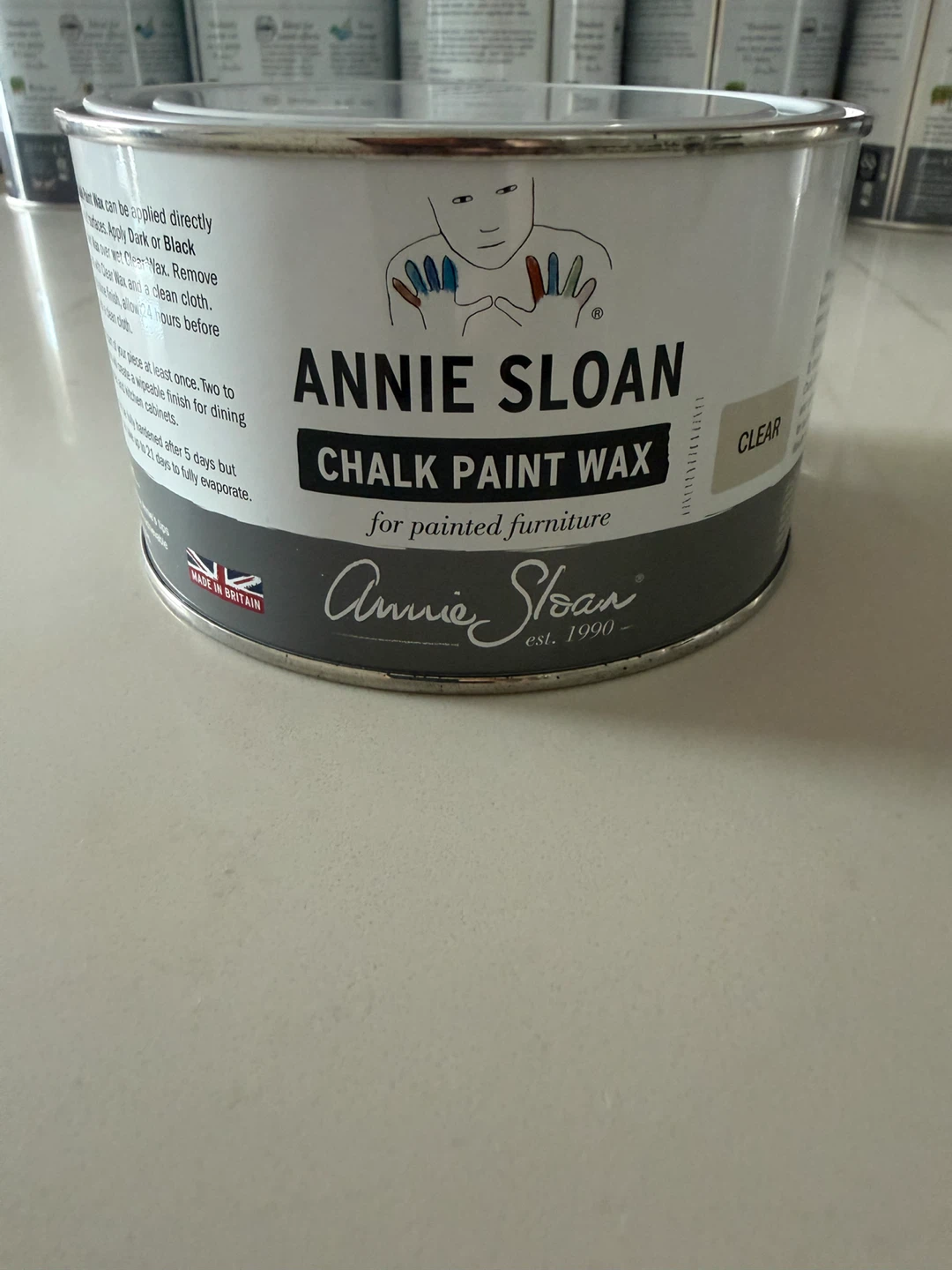 Annie Sloan Clear Chalk Paint Wax 500ml – NEW – $35