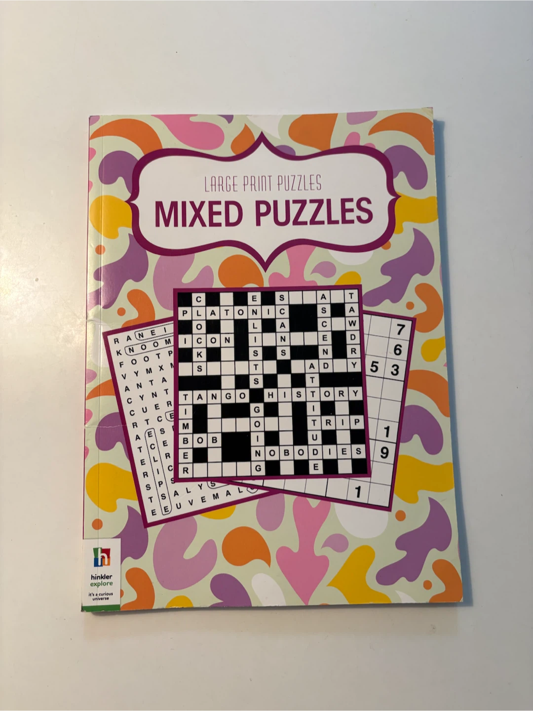 Hinkler Mixed Puzzles Large Print Book