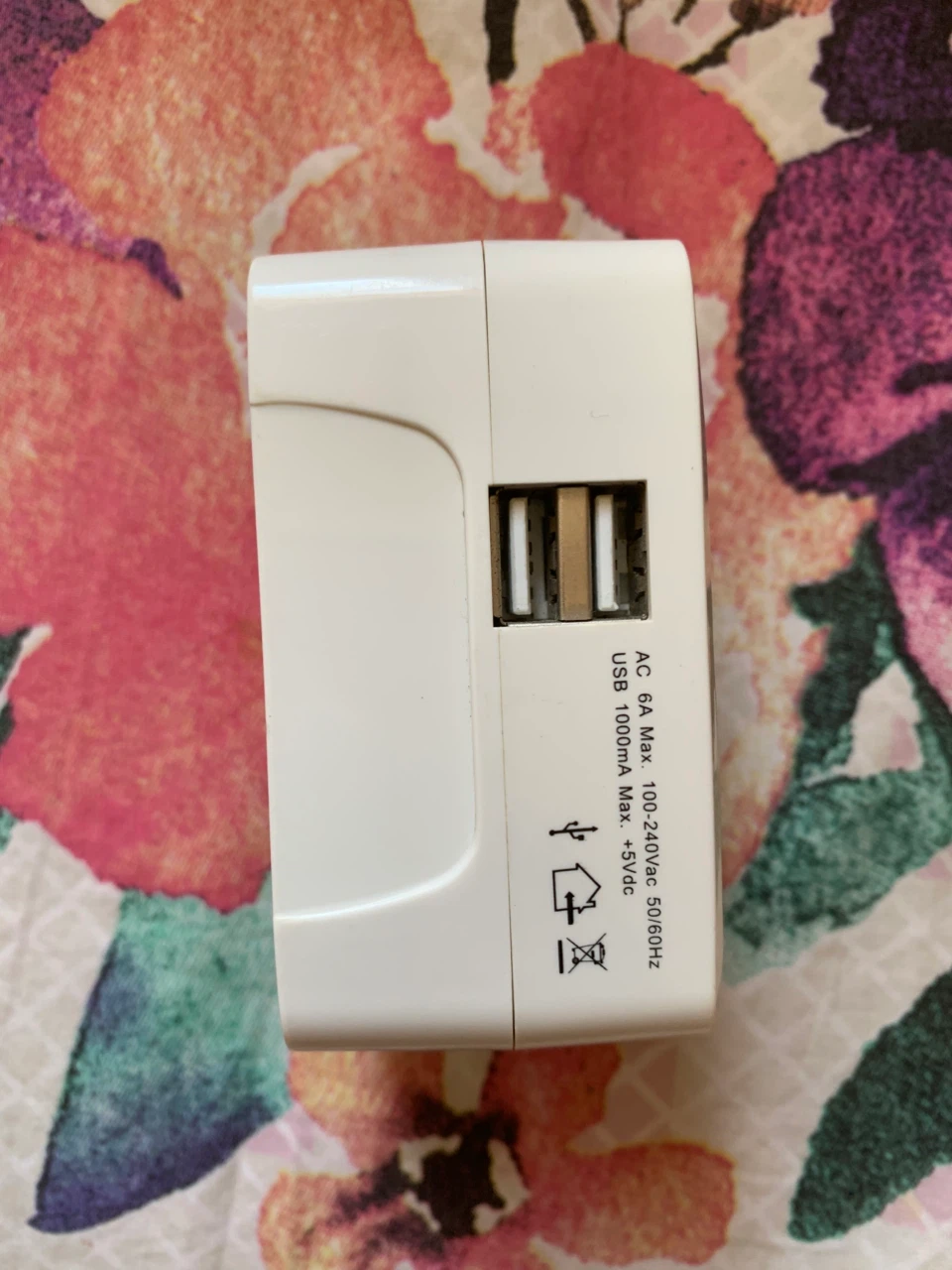 Universal Travel Adapter with Surge Protector - photo 2