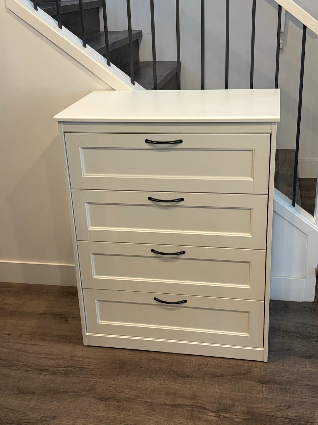 IKEA White dresser with 4 drawers SONGESAND
