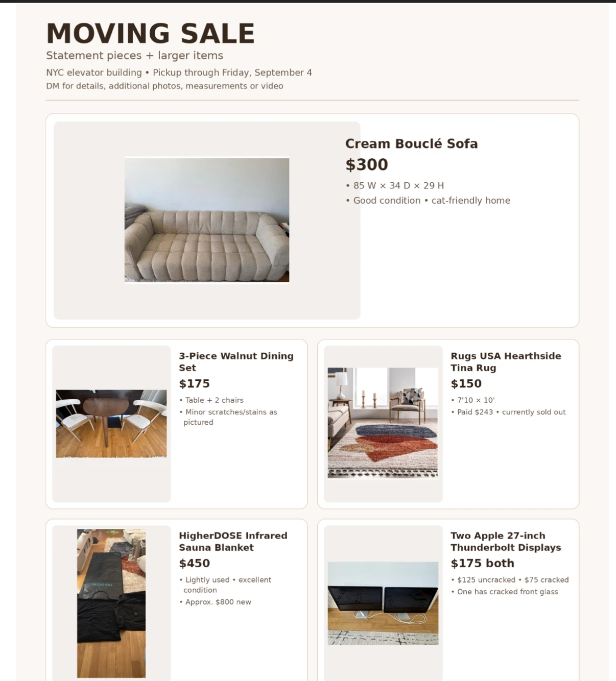 Moving Sale - photo 2
