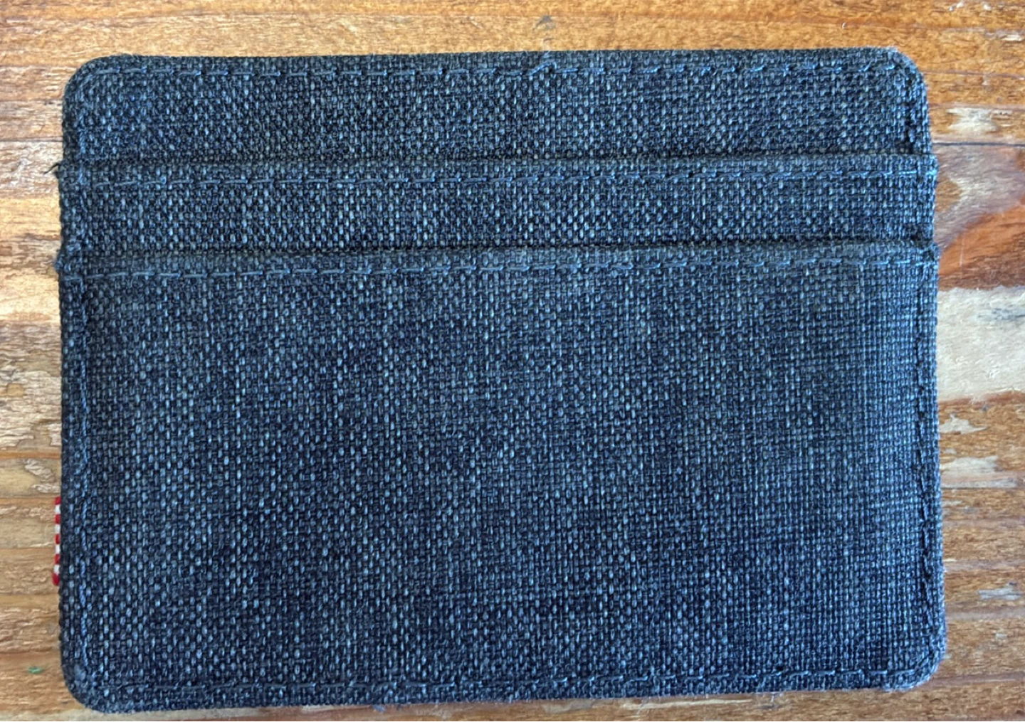 New Herschel Charlie Raven Crosshatch Card Holder - photo 2