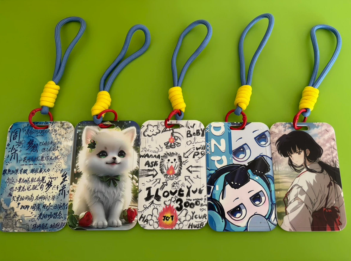 Assorted Anime & Character ID Card Holders with Lanyards