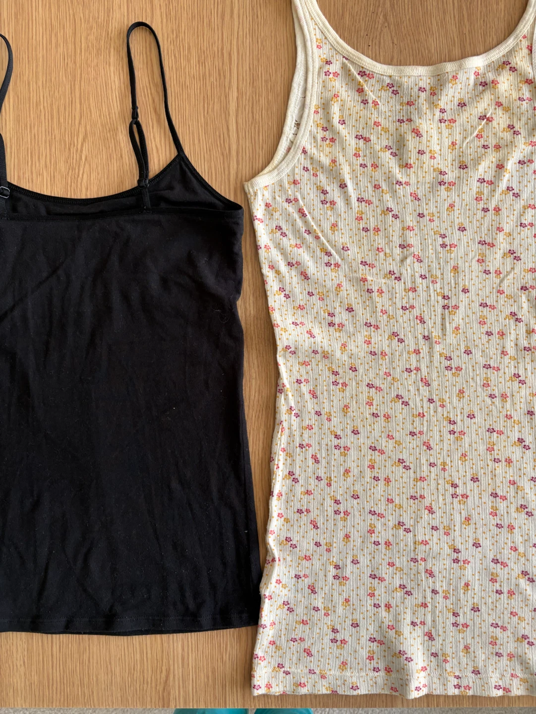 Black Camisole and Floral Tank Top ($5 each) - photo 3