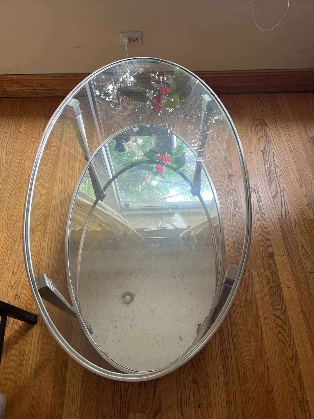 Oval Glass Top Table - photo 3