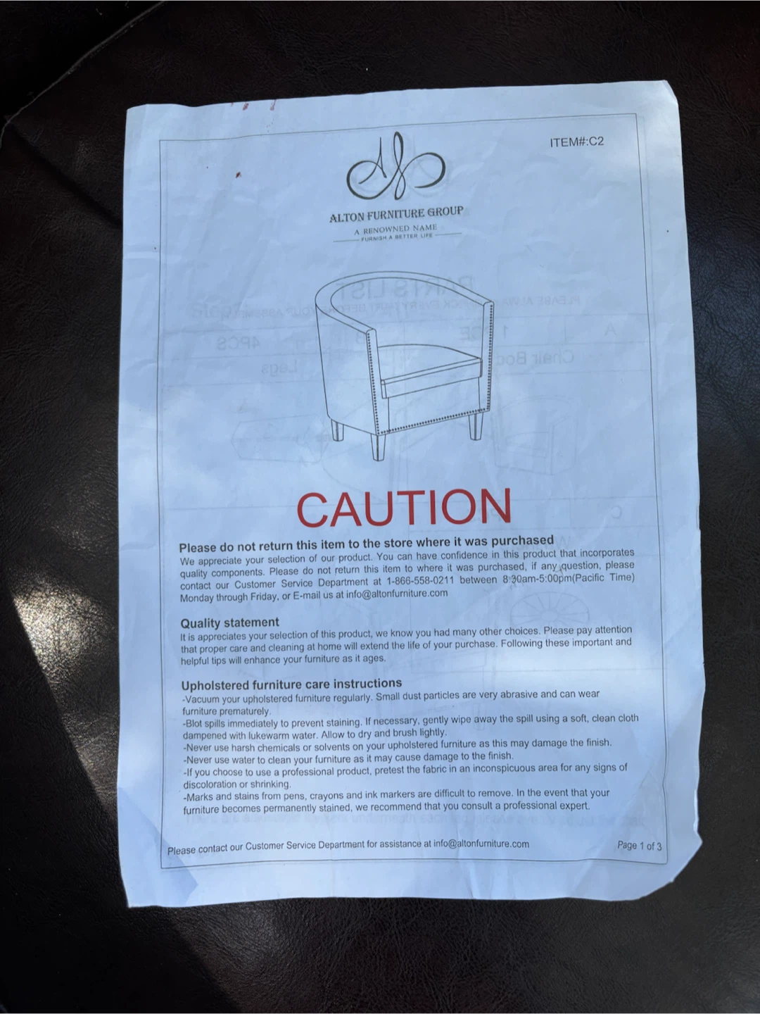 Alton Furniture Group Barrel Chair - photo 4