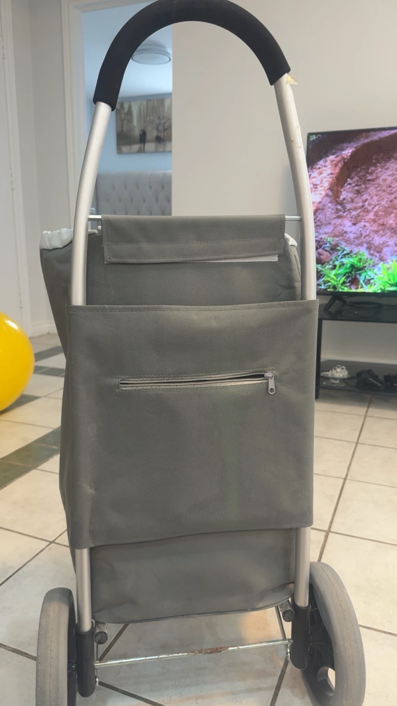 Grey Shopping Cart Trolley Bag - photo 4