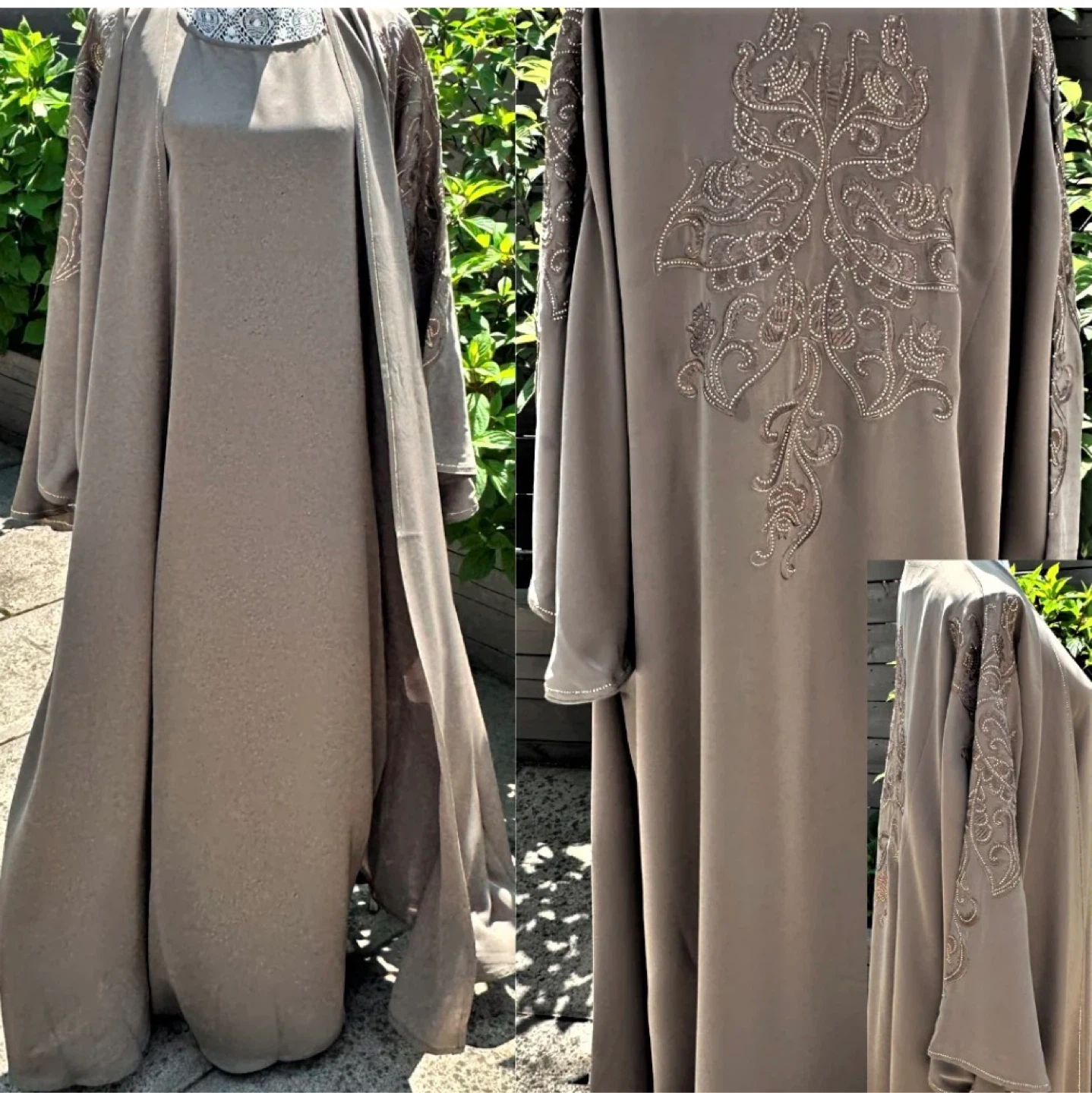 Embellished Abaya Dress