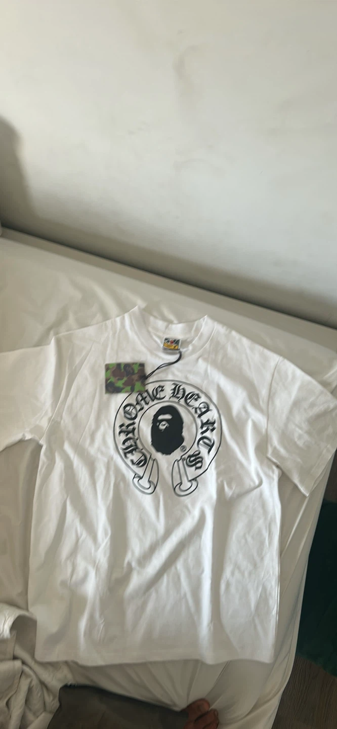 Brand new chrome x bape tee - photo 3