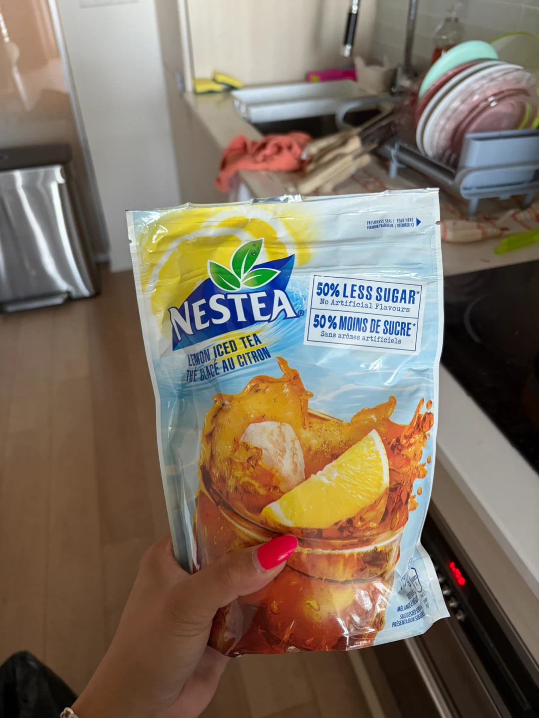 Unopened Nestea Drink Mix - 50% less sugar
