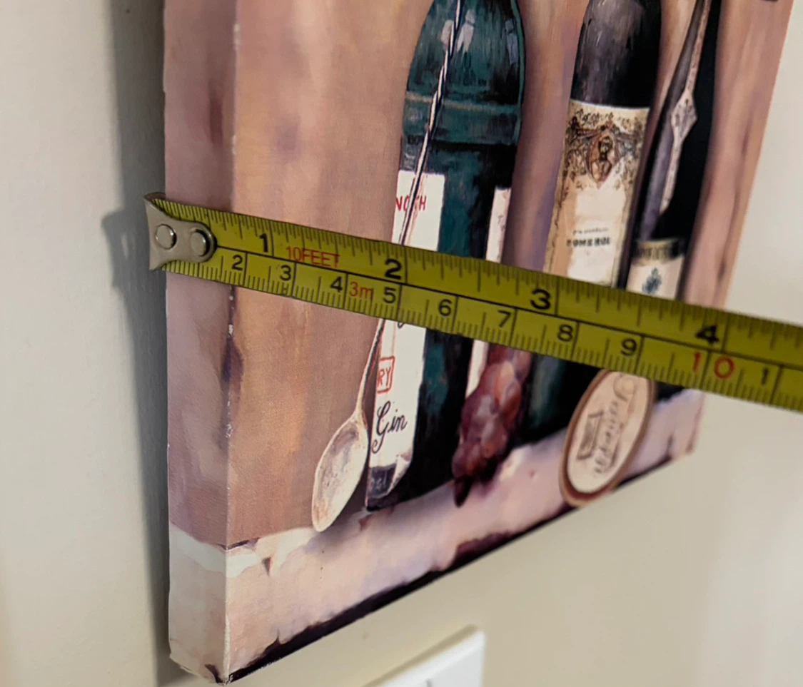 Set of 2 Wine Bottle Canvas Wall Art - photo 4