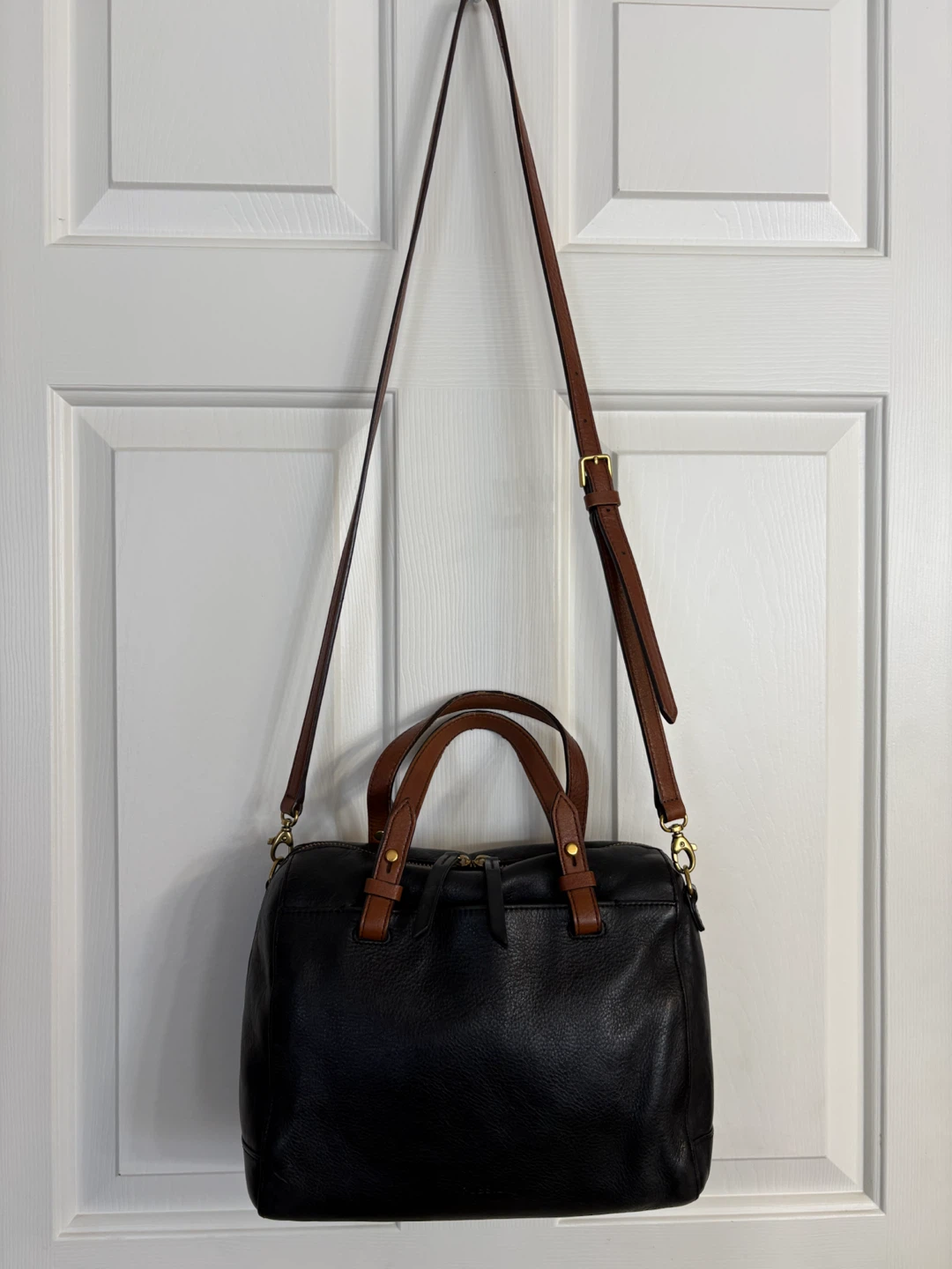 Fossil Rachel Leather Satchel Handbag