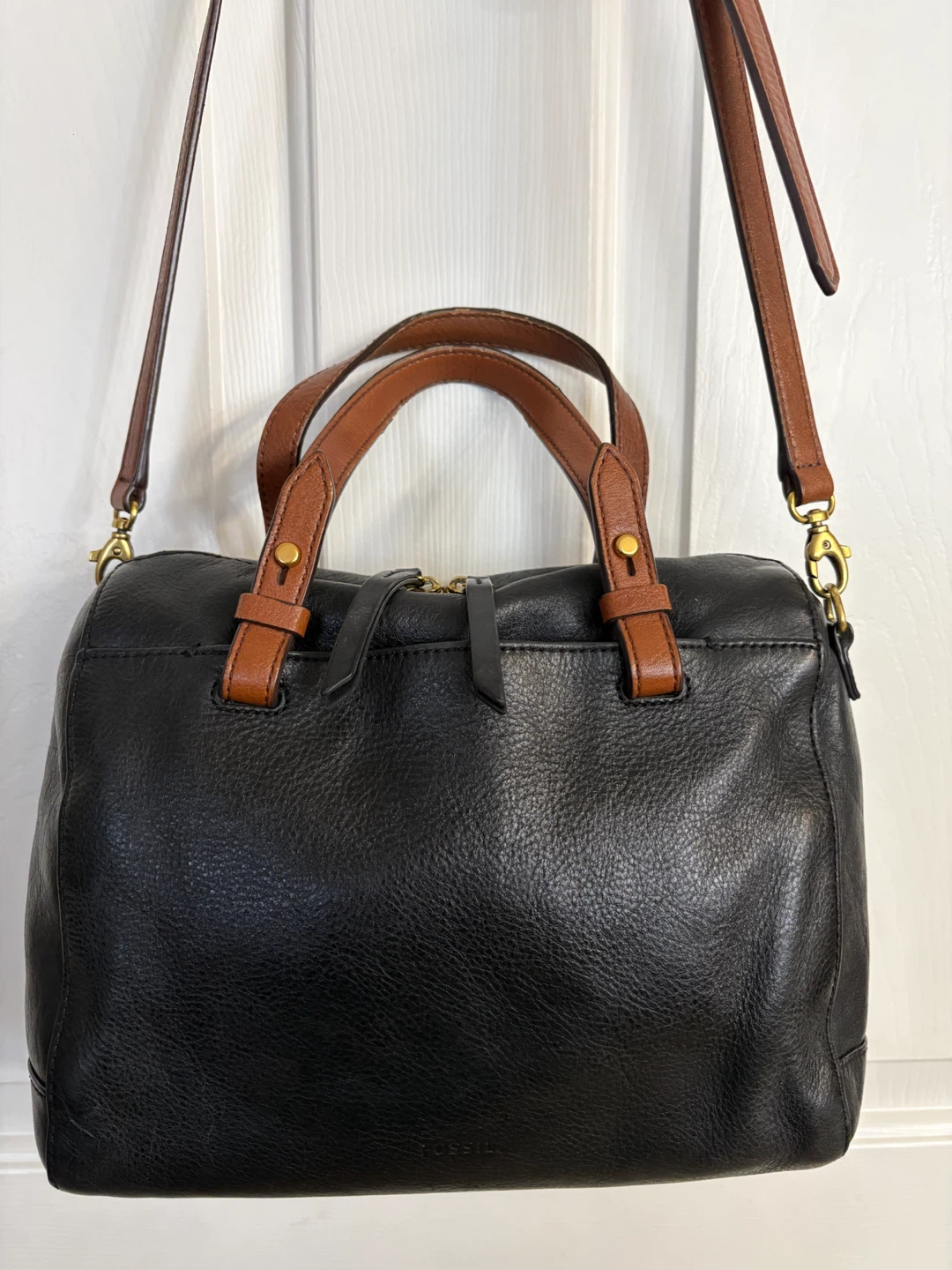 Fossil Rachel Leather Satchel Handbag - photo 2