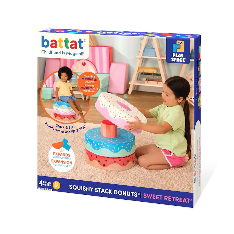 Battat Squishy Stack Donuts - Sweet Retreat