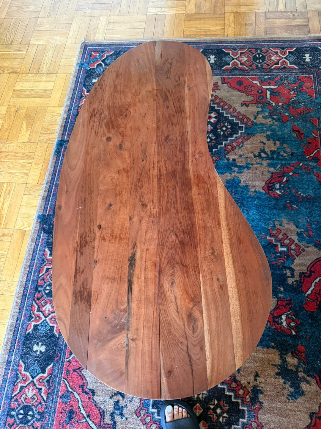 Kidney Bean Shaped Coffee Table - photo 3