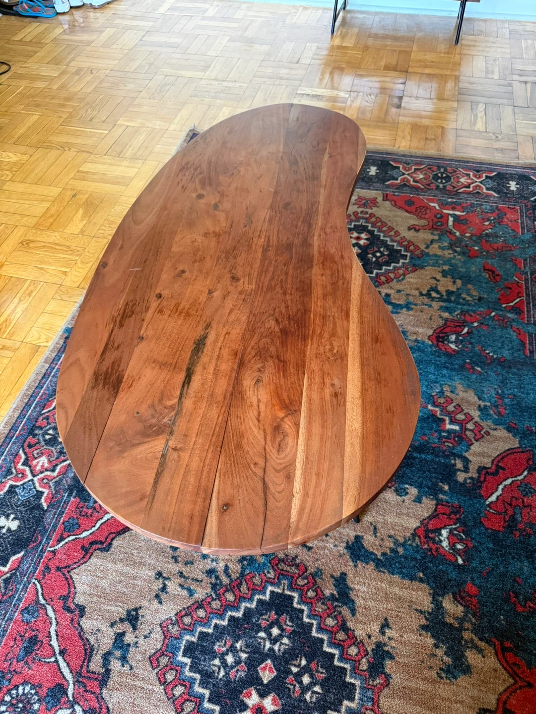 Kidney Bean Shaped Coffee Table - photo 4