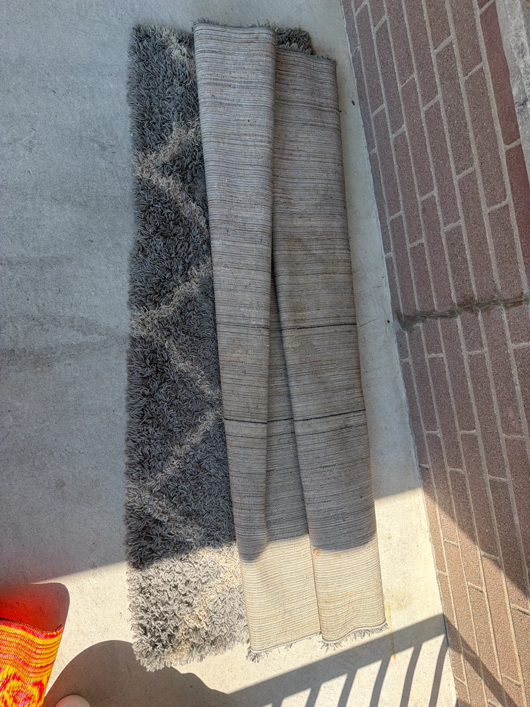 Grey Textured Rug