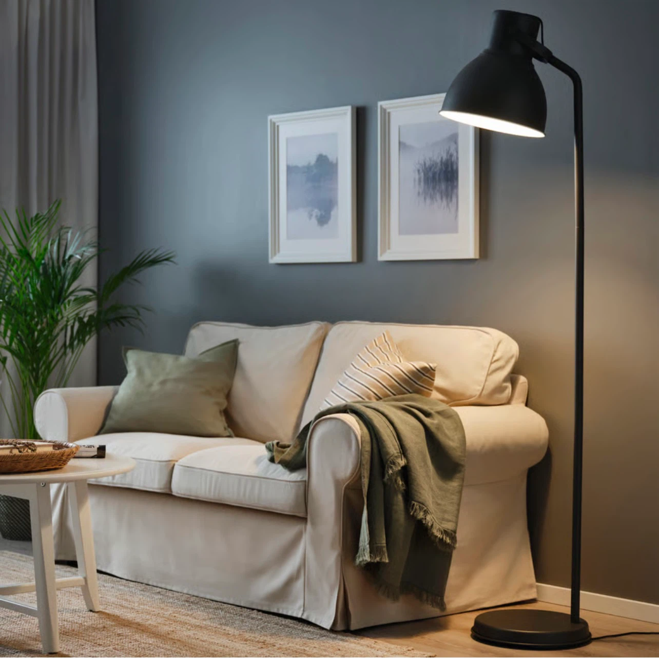IKEA Black Floor Lamp
