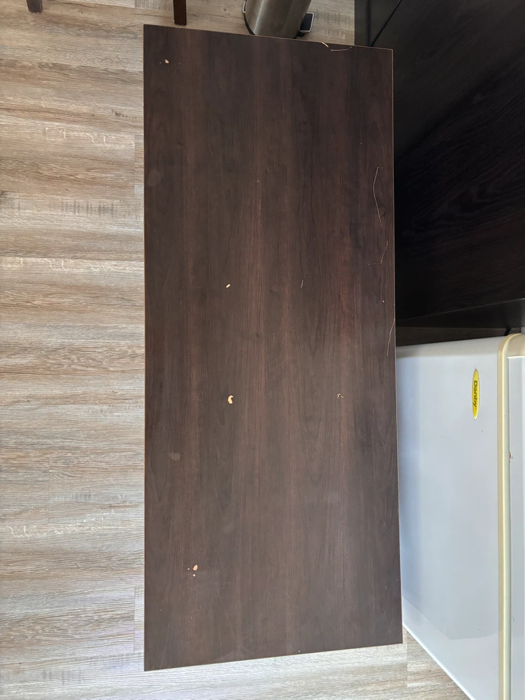 Dark Brown Media Console with Drawers - photo 2