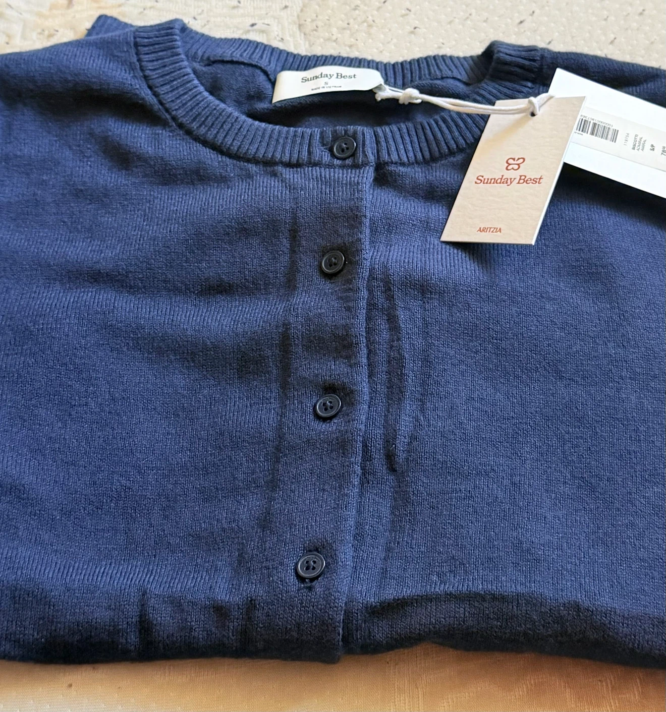 Aritzia Sunday Best Blue Cardigan - Small