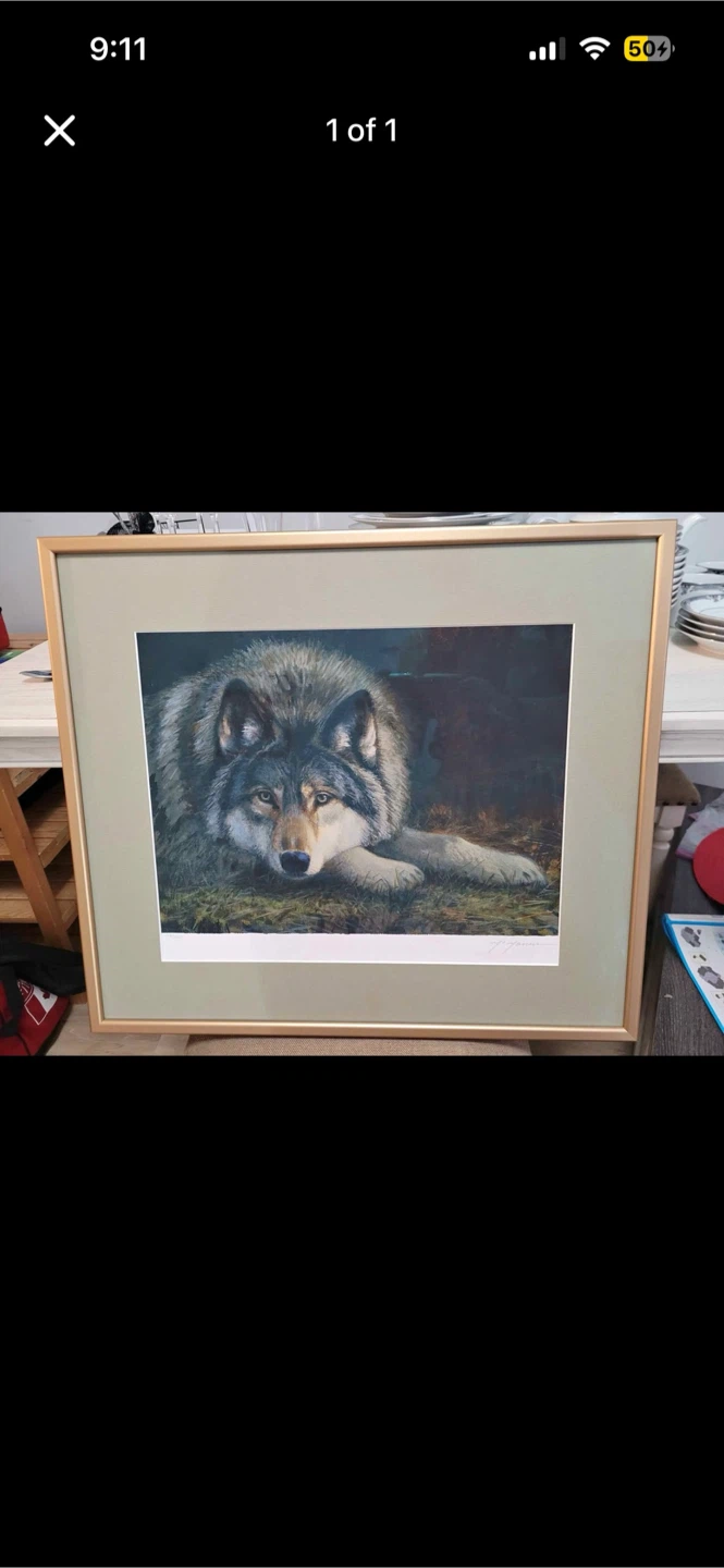 Park West Gallery "McManus" Wolf Print
