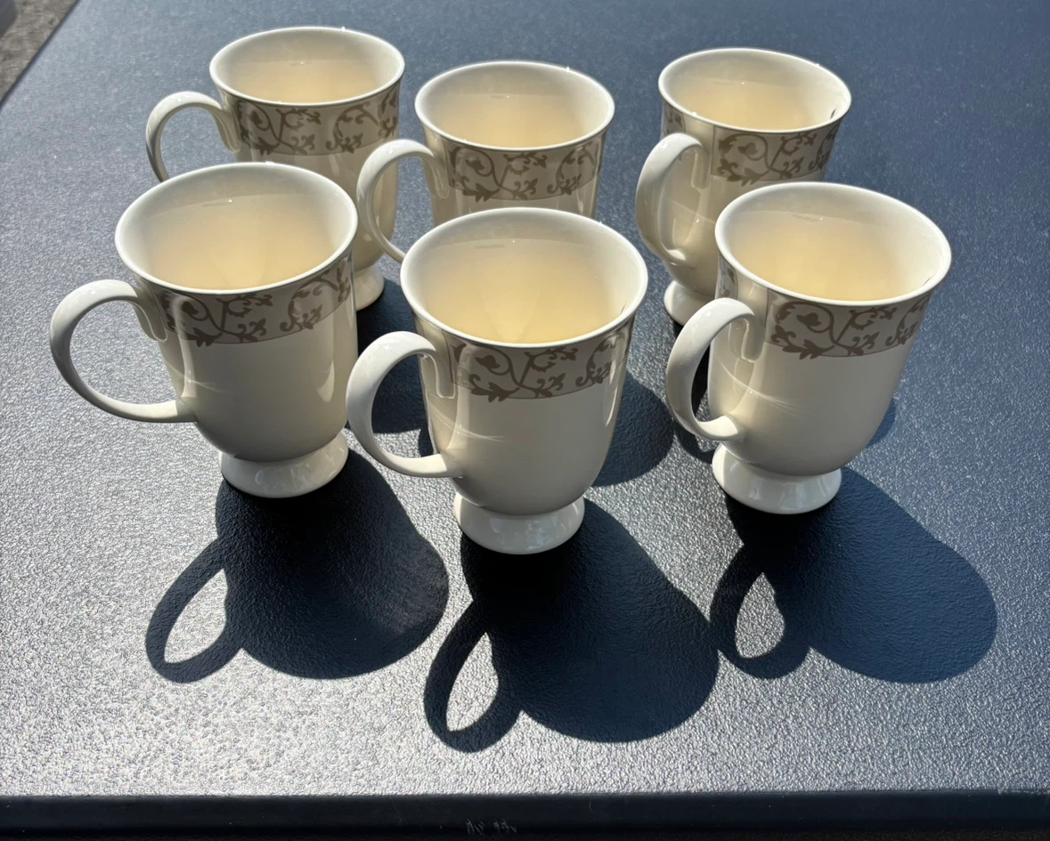 BRAND NEW Tea Cups - set of 6