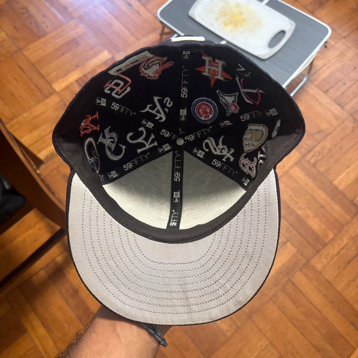 Supreme MLB Patchwork Box Logo Fitted Hat - photo 2