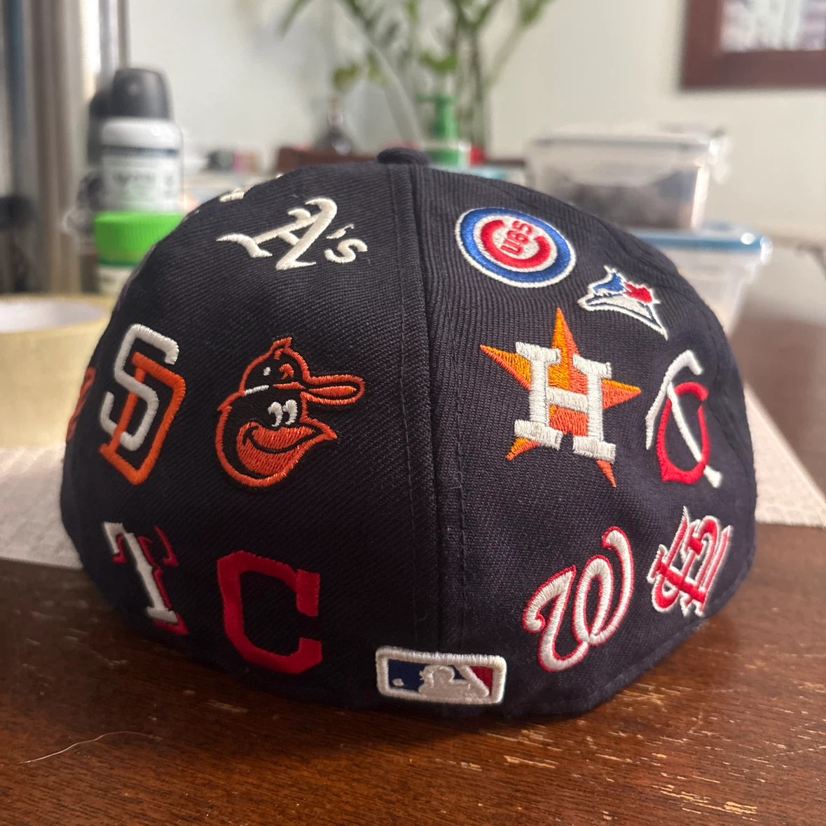Supreme MLB Patchwork Box Logo Fitted Hat - photo 3