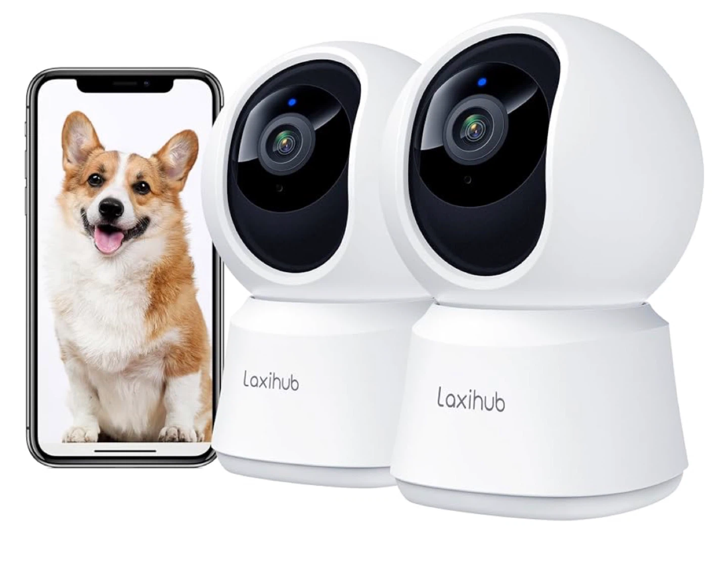 Laxihub P2T-2PACK Indoor Wi-Fi Camera