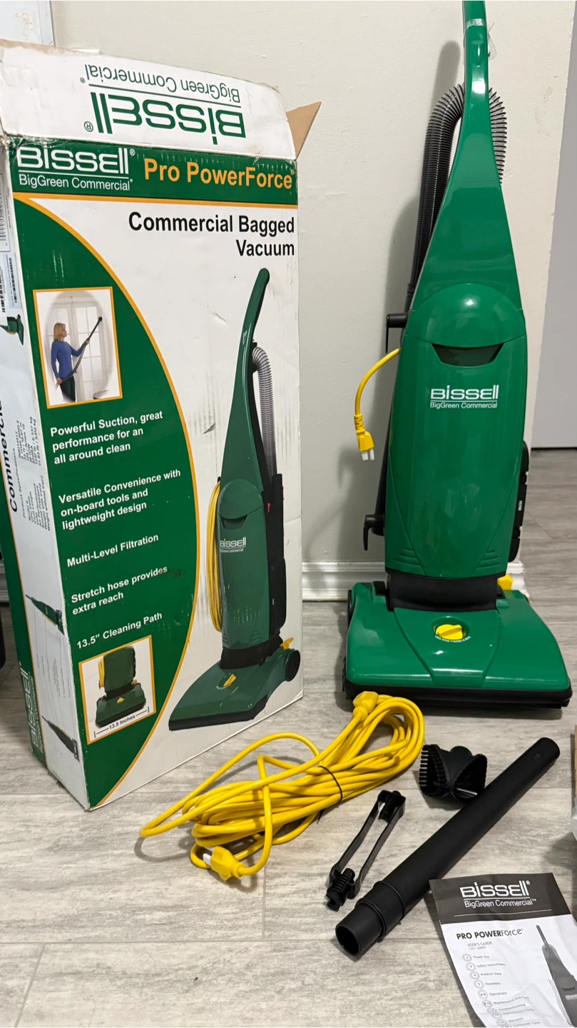 NEW Bissell BigGreen Commercial Pro Vacuum