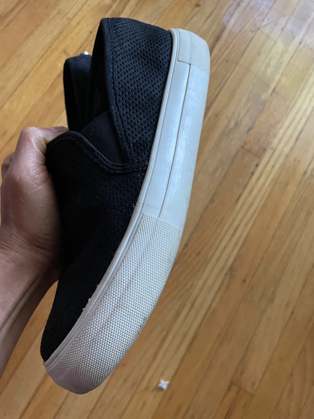 Steve Madden Black Perforated Slip-On Sneakers - photo 4