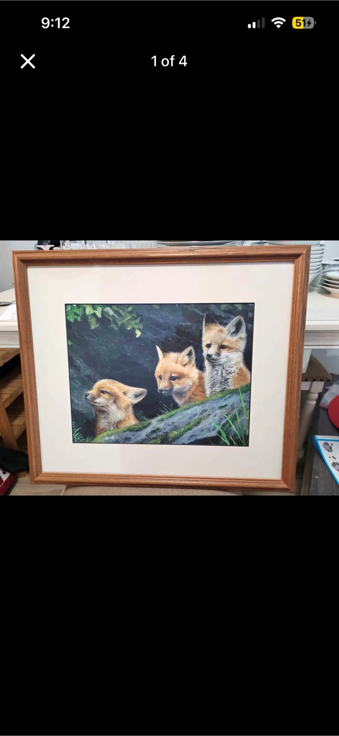 McManus Pat "Foxes Alone" Art Print