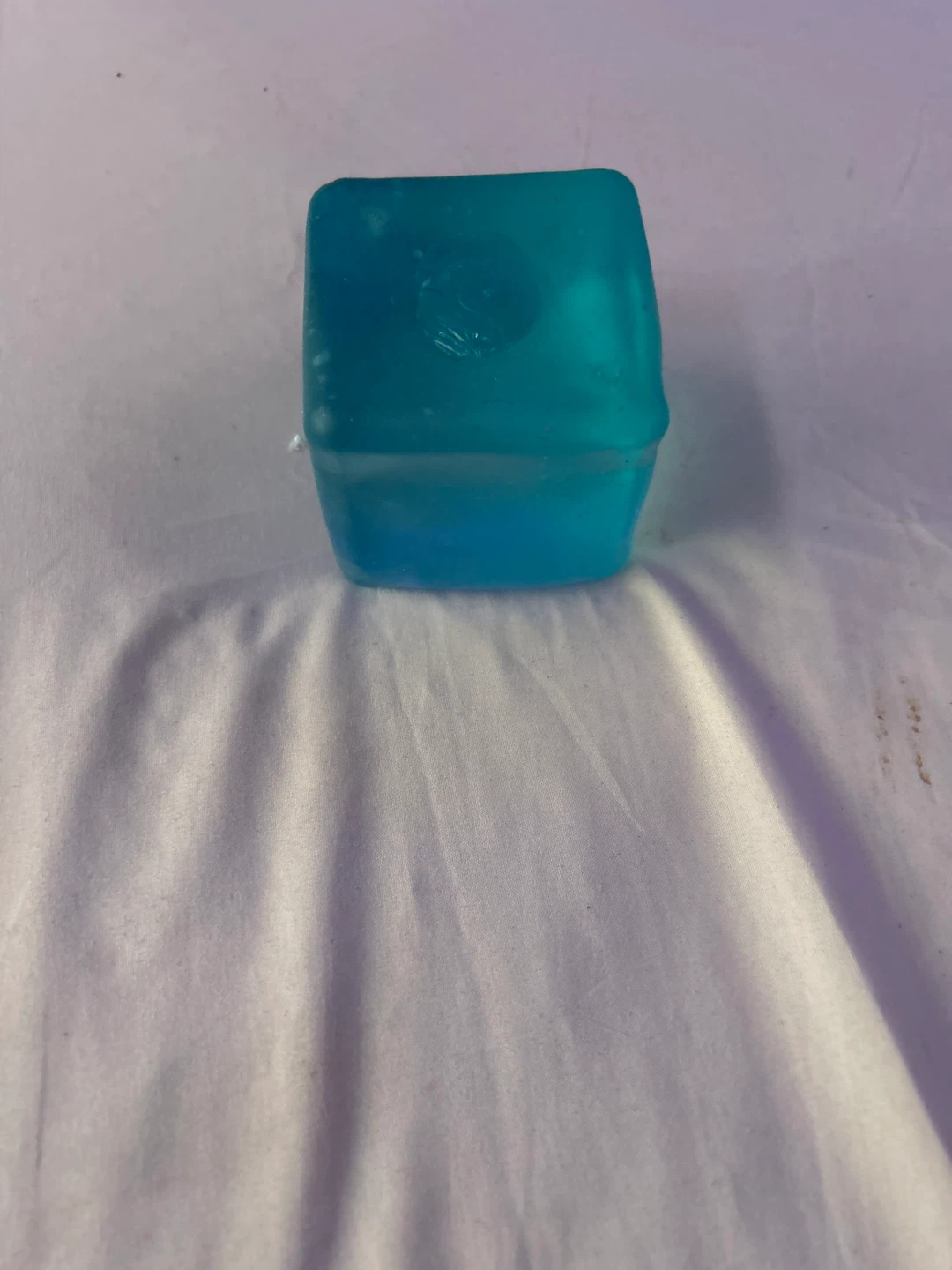 Blue Square squishy Needoh nice burg dupe