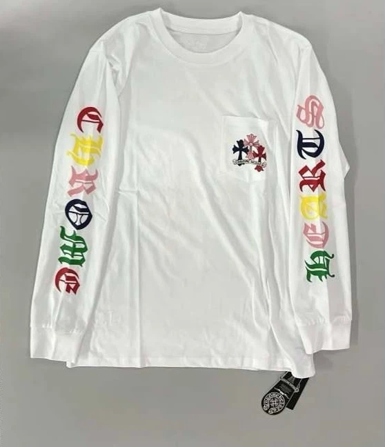 Chrome Hearts Multicolor Cross Long Sleeve T-Shirt