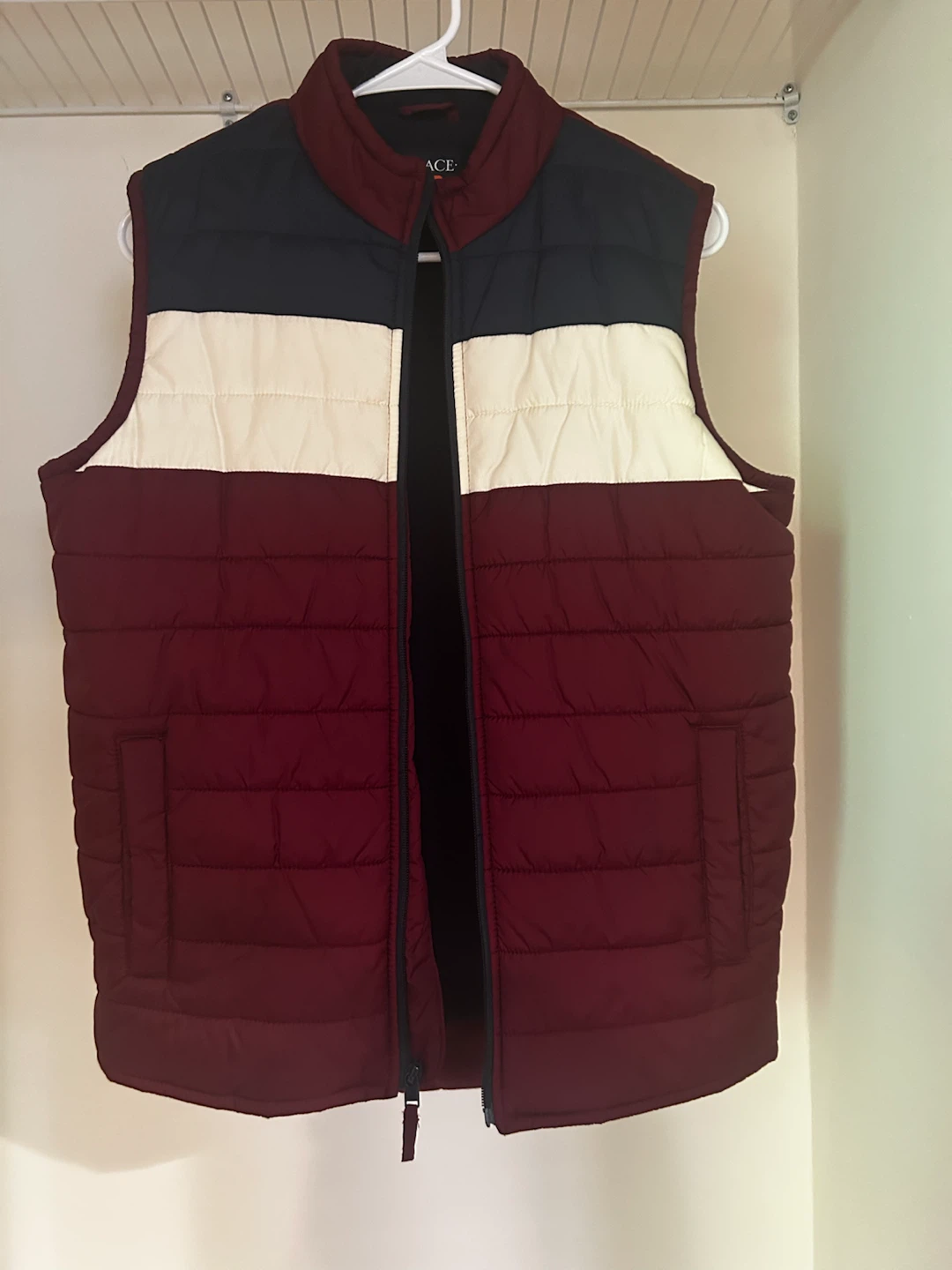 The Children's Place Puffer Vest and Christmas Sweater Set