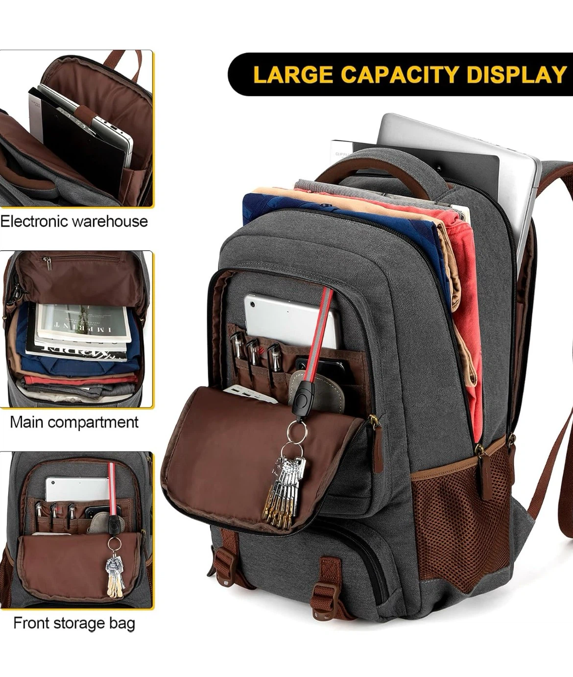 Tzowla Grey Backpack - photo 3