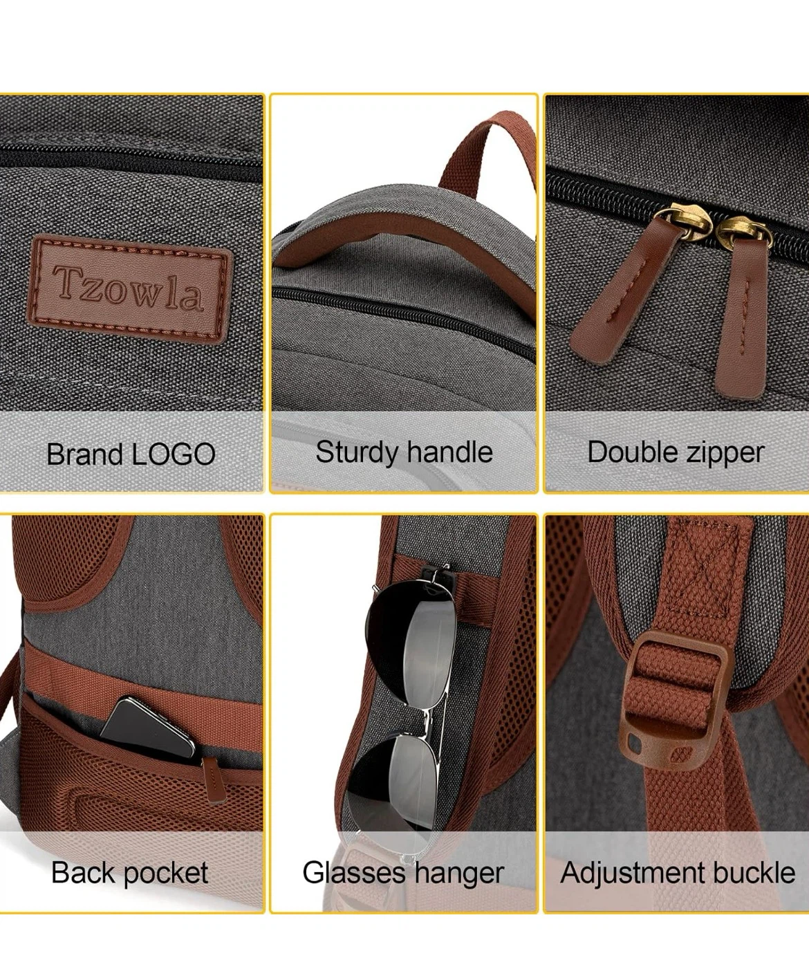 Tzowla Grey Backpack - photo 5
